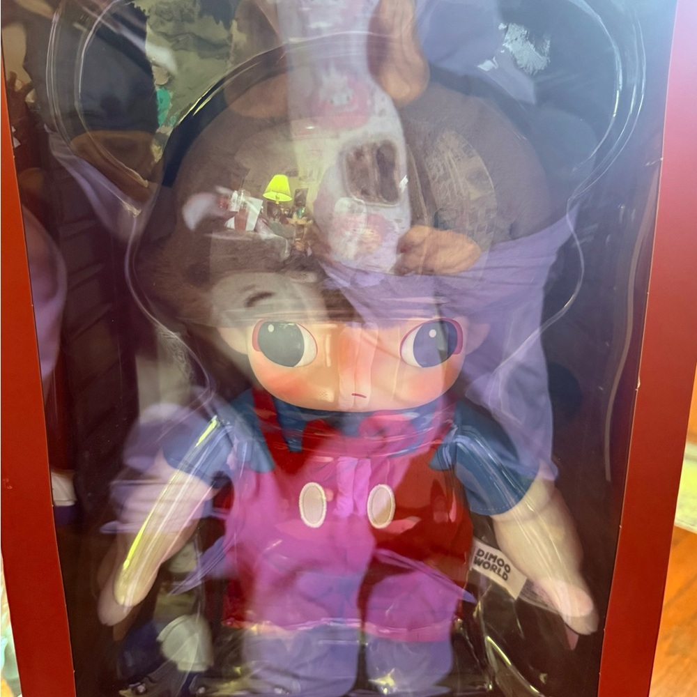 Dimoo World Mickey Vinyl Plush Bag Pop Mart In Box Micky & Friends Backpack